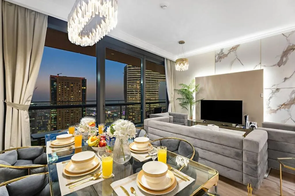 Lägenhet First Class 2Br Exquisite Living Dubai Förenade Arabemiraten